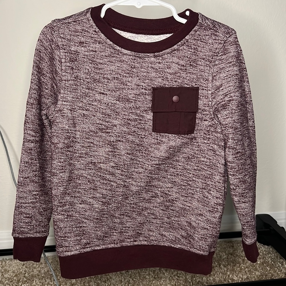 Boys Sweater Old Navy Kids Sweater 5T Sweater Kids Long Sleeve Red Purple